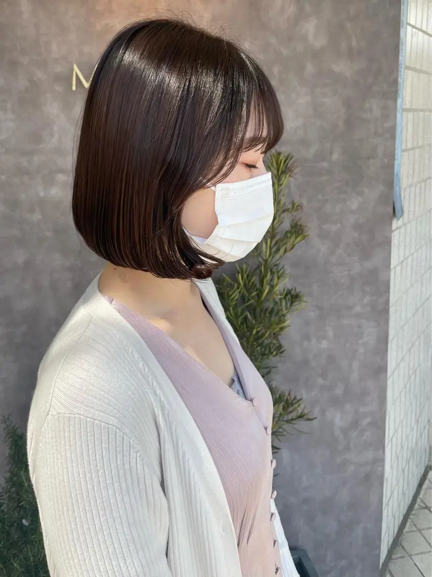 ショート ボブ 竹田 紀美のヘアスタイル