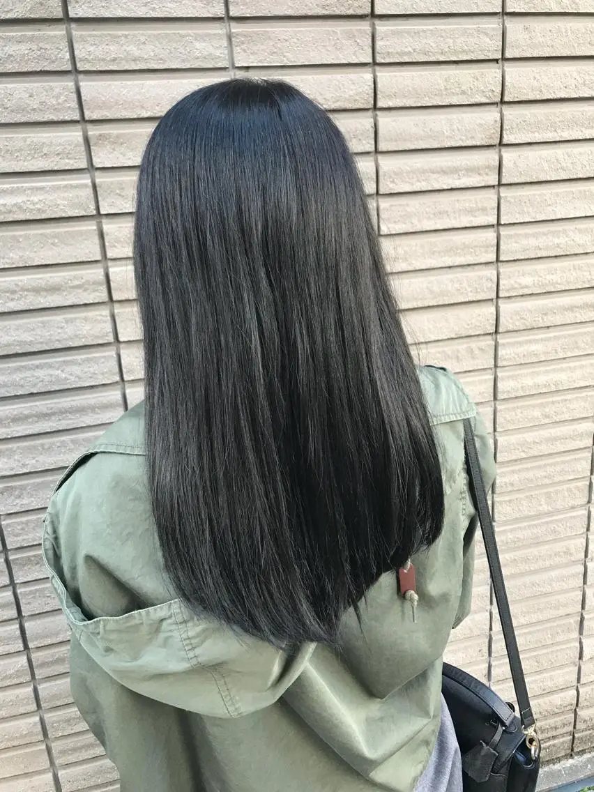 セミロング カラー パーマ ヘアアレンジ ニュアンスパーマ ストレートパーマ en Siena エンシエナのヘアスタイル