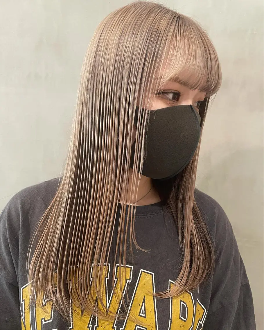 セミロング カラー ヘアカラー トリートメント 優作 〜圧倒的信頼〜のヘアスタイル