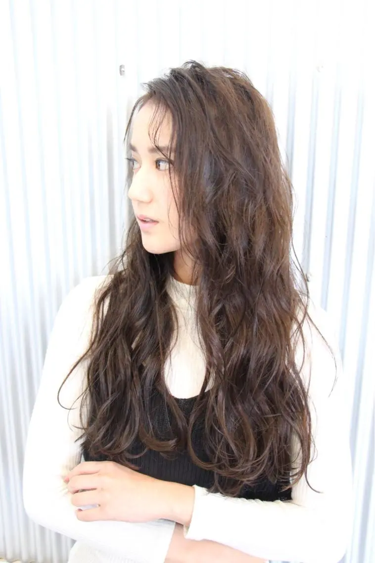 ロング カラー LoRE hair 四条河原町　西尾友里のヘアスタイル