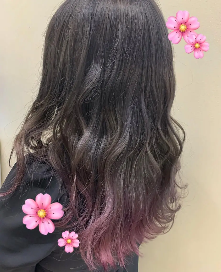 カラー ヘアアレンジ 🕊 Luana 🌷︎のマツエク・マツパデザイン