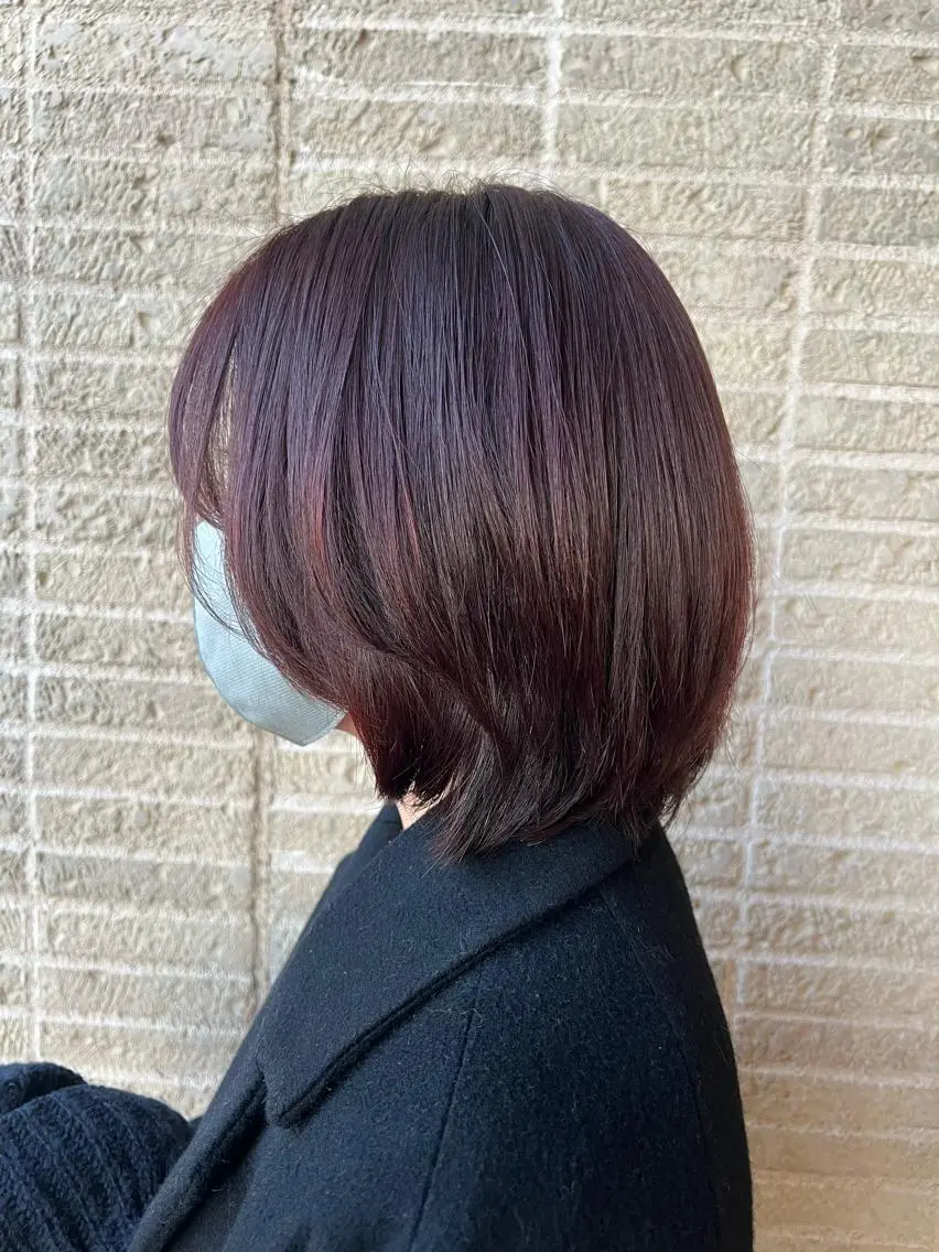 ロング カラー パーマ ヘアアレンジ ラベンダーカラー ピンクカラー ピンクラベンダー 加藤 綾華のヘアスタイル