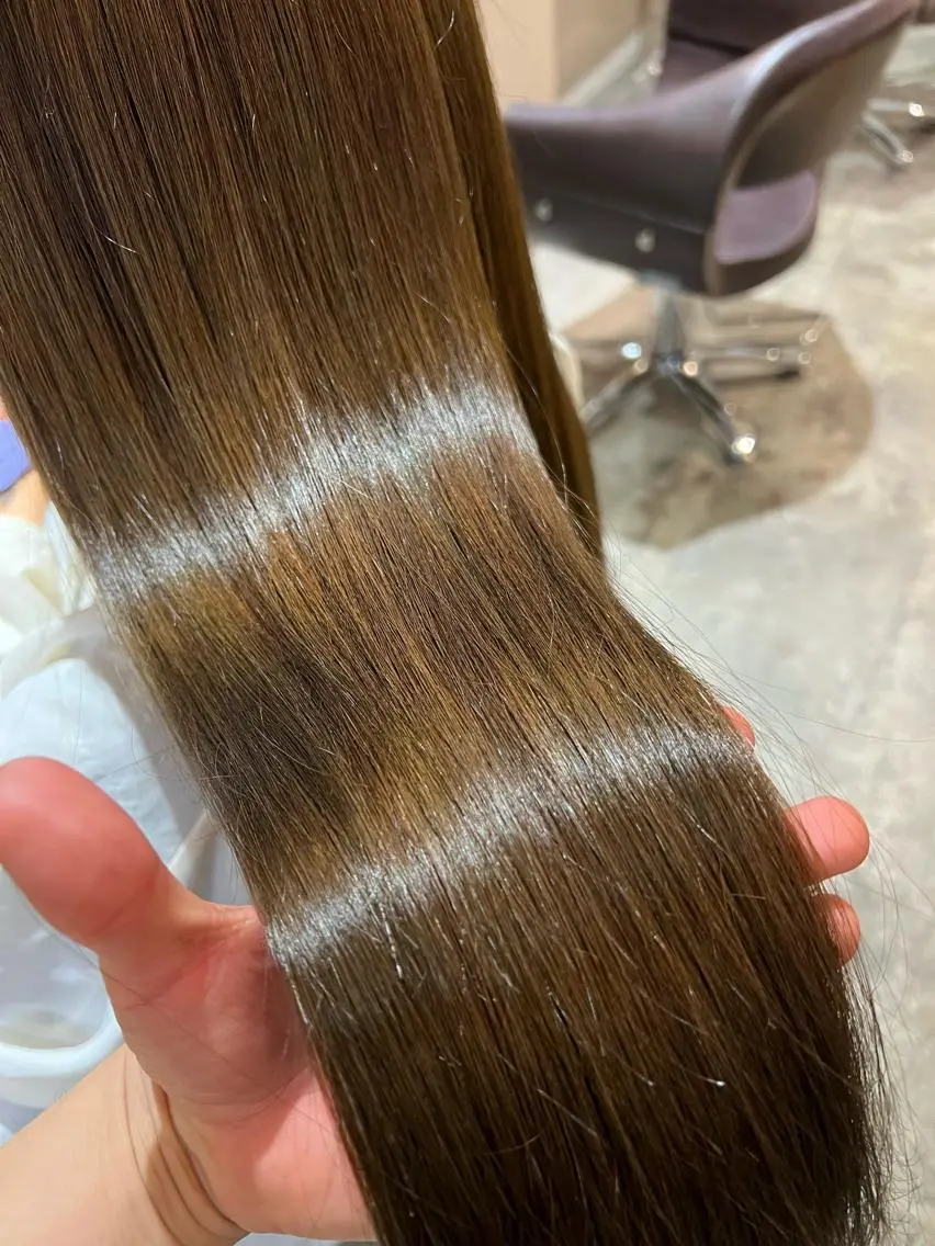 セミロング カラー レイヤー×艶髪特化 マネージャー安藤光司のヘアスタイル