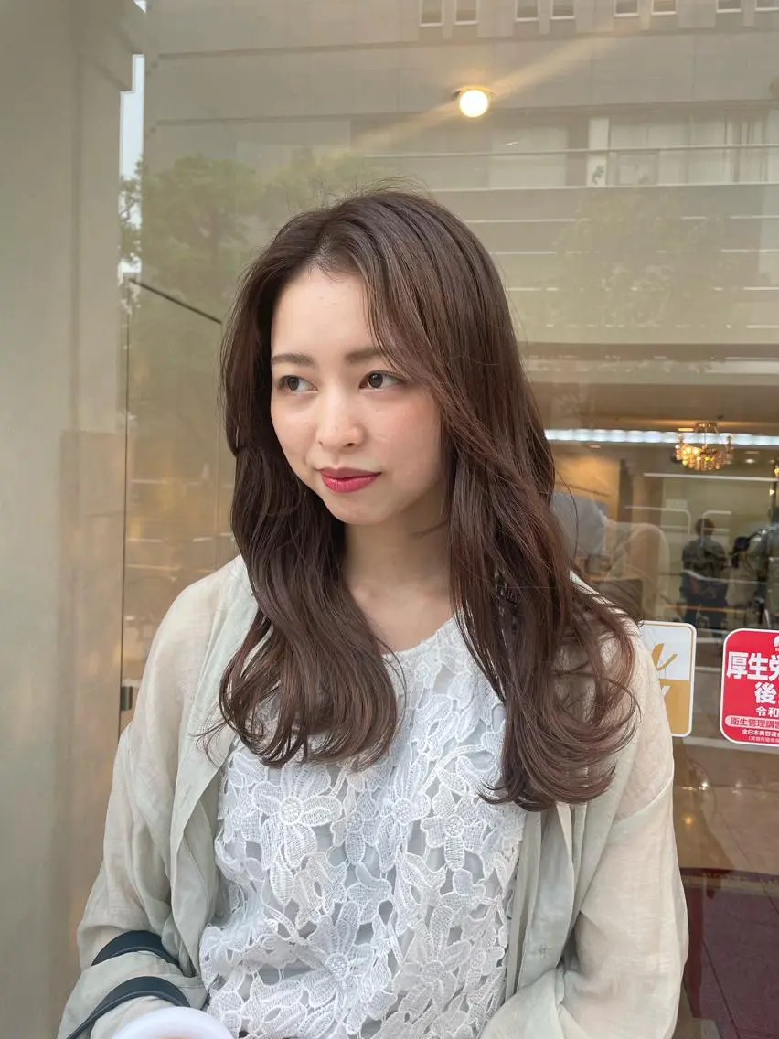 カラー ブラウンカラー トルクアータ伏見 MIKUのヘアスタイル