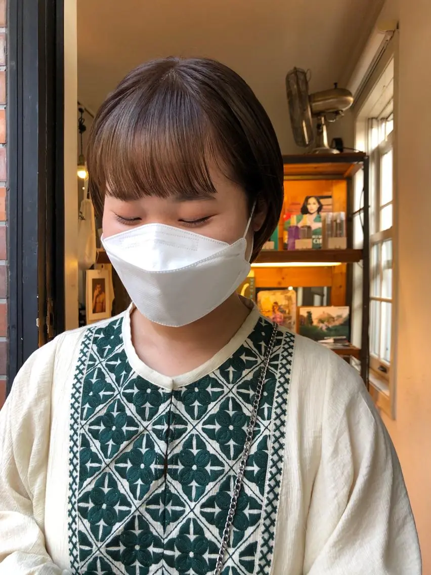 ショート カラー eri kinjoのヘアスタイル