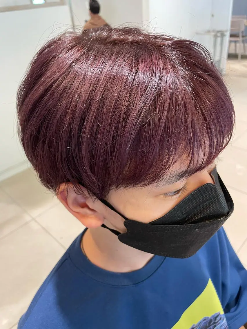 ショート カラー カット ヘアカラー Men’s特化👑 鈴木大翔のヘアスタイル