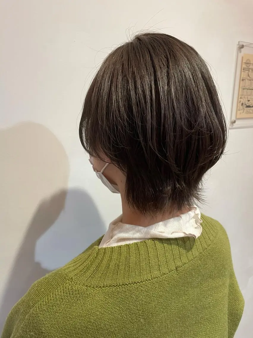 ショート カラー ヘアアレンジ ヘアカラー 鴫原 亜弥のヘアスタイル