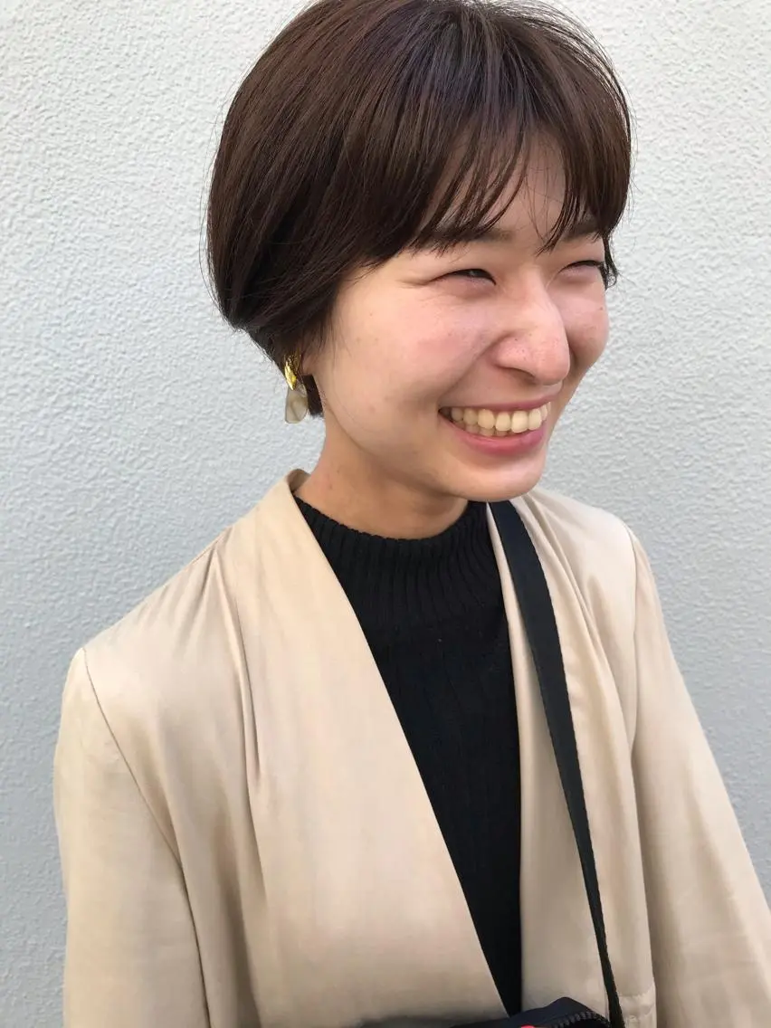 ショート カット ヘアカラー トリートメント ayane⭐️ボブ・ ショート・パーマのヘアスタイル