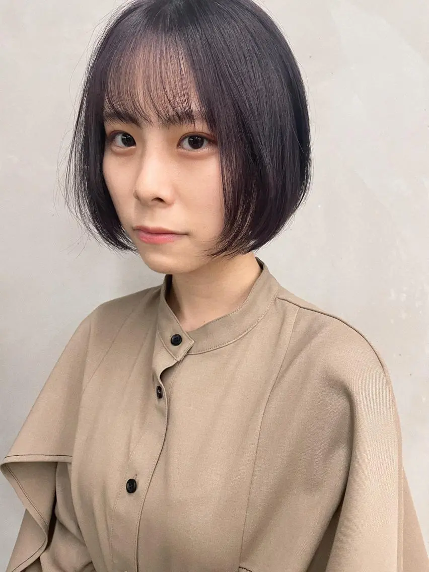 ショート カラー ボブ カット ヘアカラー トリートメント センスをお届けします 大谷将生infpのヘアスタイル