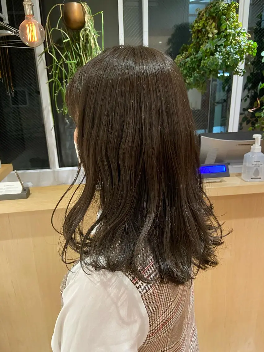 ミディアム カラー 🟩白髪ぼかし ショート/大司のヘアスタイル
