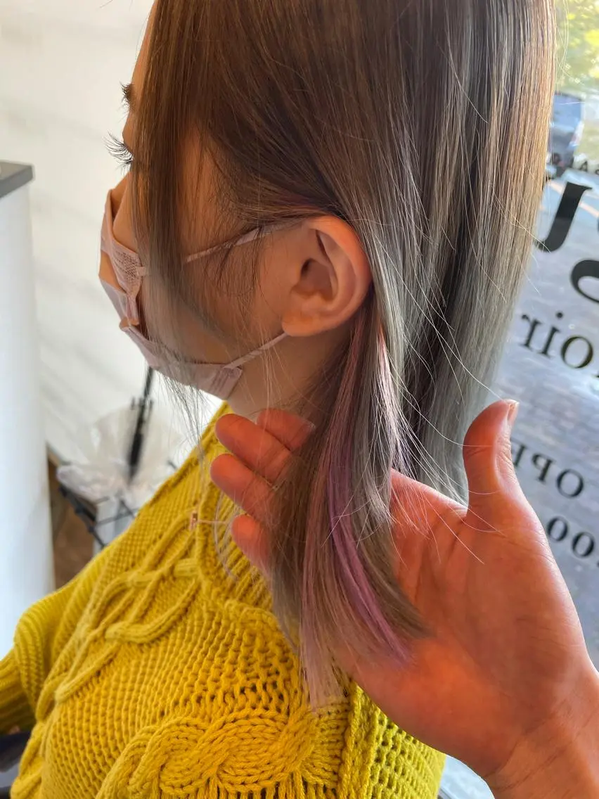 セミロング カラー ヘアカラー トリートメント KAITOH ATSUSHIのヘアスタイル