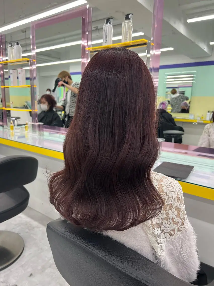 ロング カラー カット ヘアカラー トリートメント ヘアセット 💗横浜美容室 💗HARUNAのヘアスタイル
