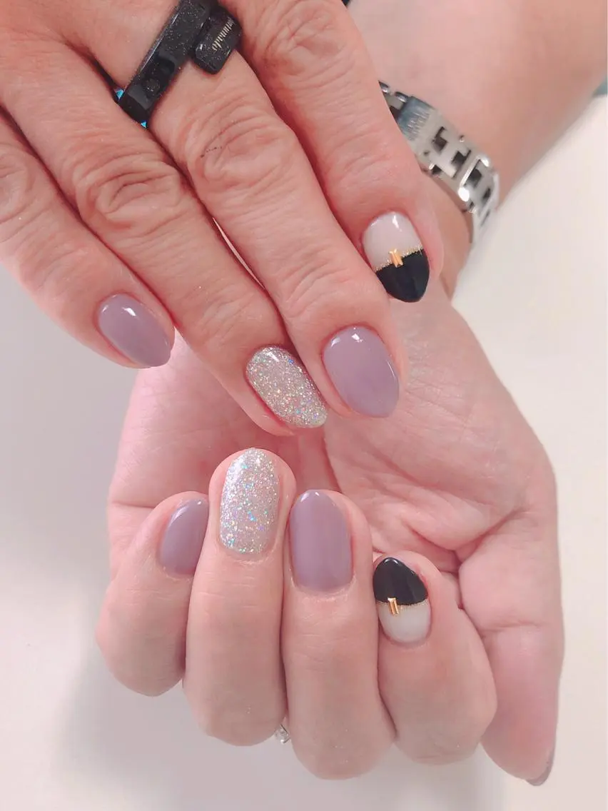 ネイル アートネイル 長さ出し フットネイル グリーン ニュアンスネイル Lily Roseスタッフ一同のマツエク・マツパデザイン