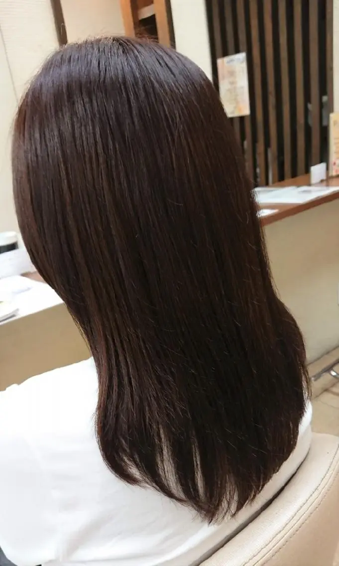 ロング カラー 前野 樹莉のヘアスタイル
