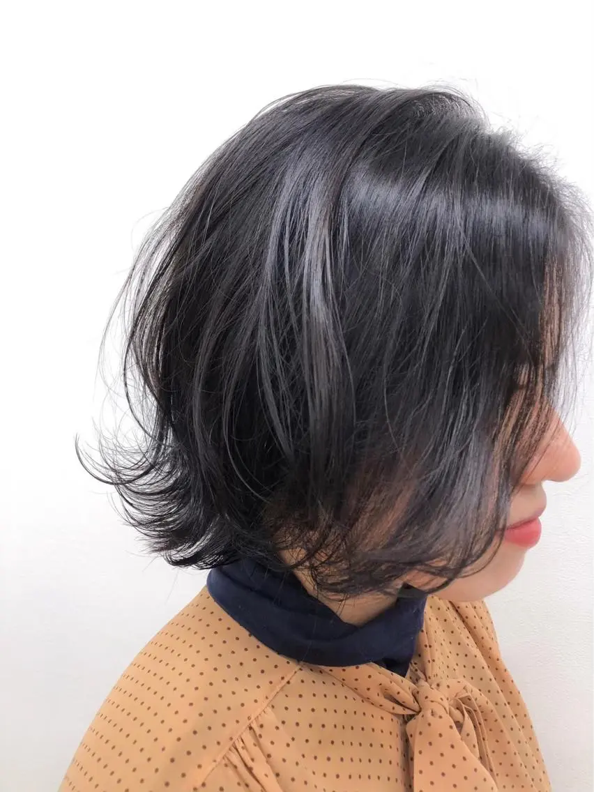 セミロング カラー 赤み消しカラー 🍀JUNKIのヘアスタイル