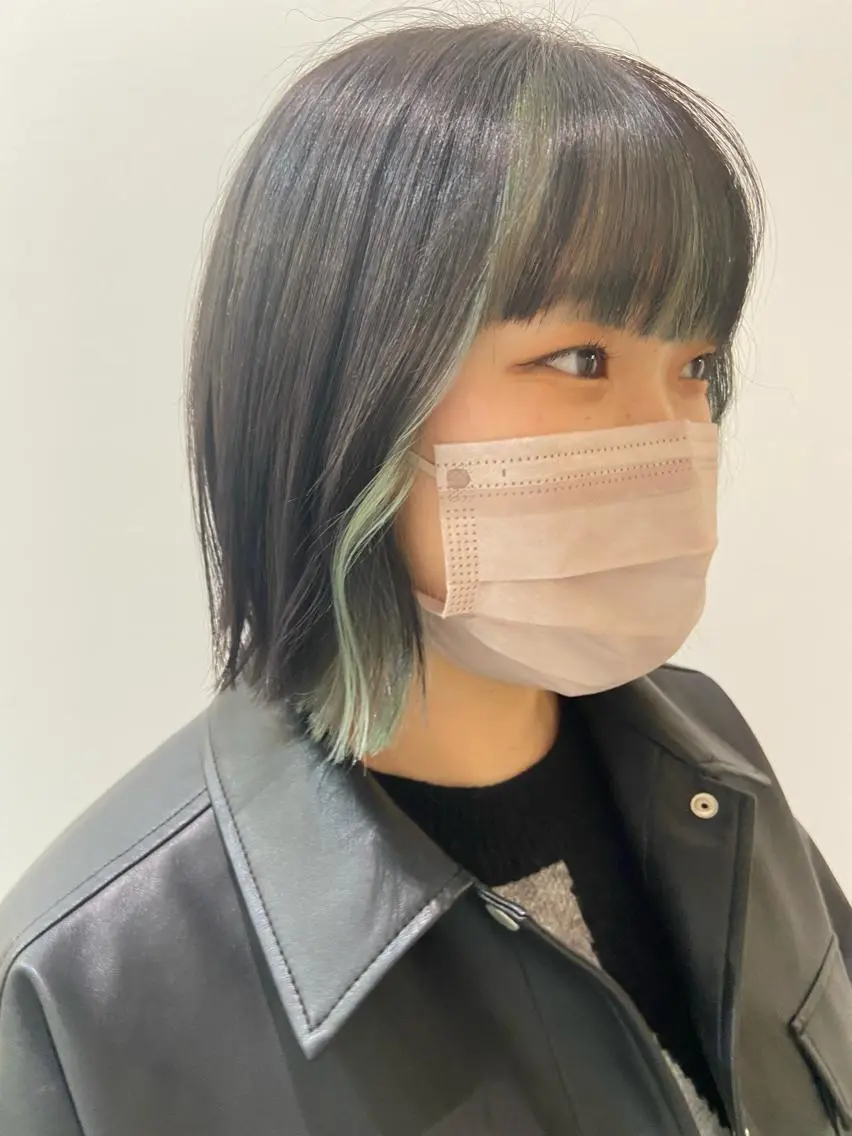 ショート カラー 田中 あやなのヘアスタイル