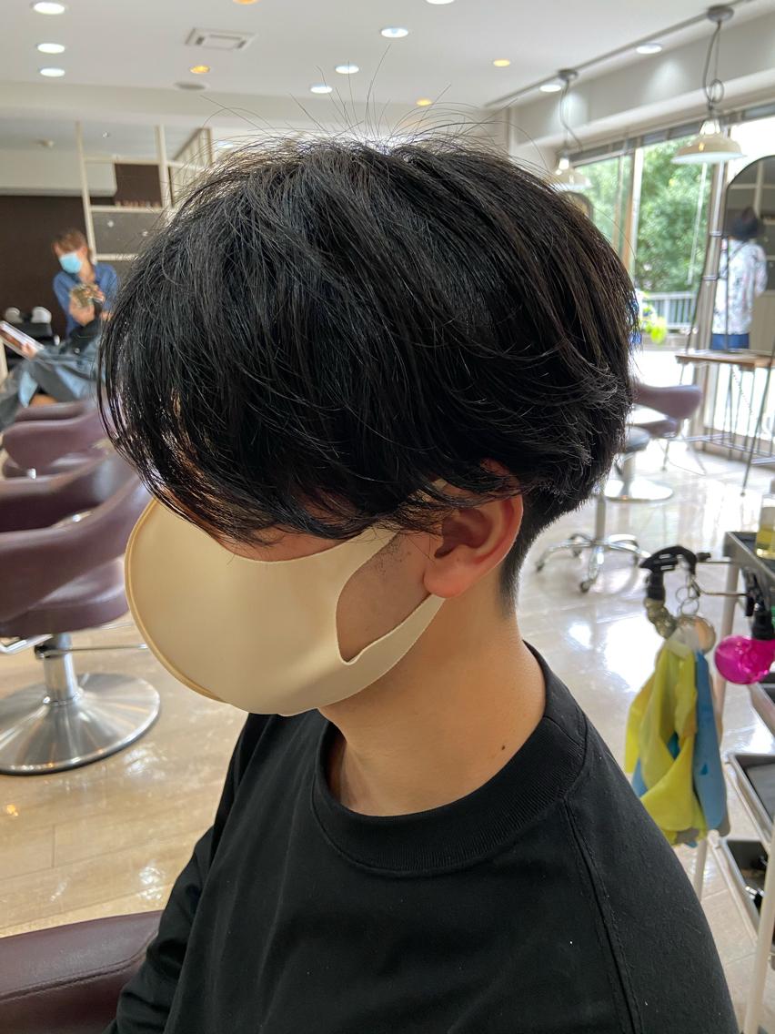 ショート パーマ 植田 敬太のヘアスタイル