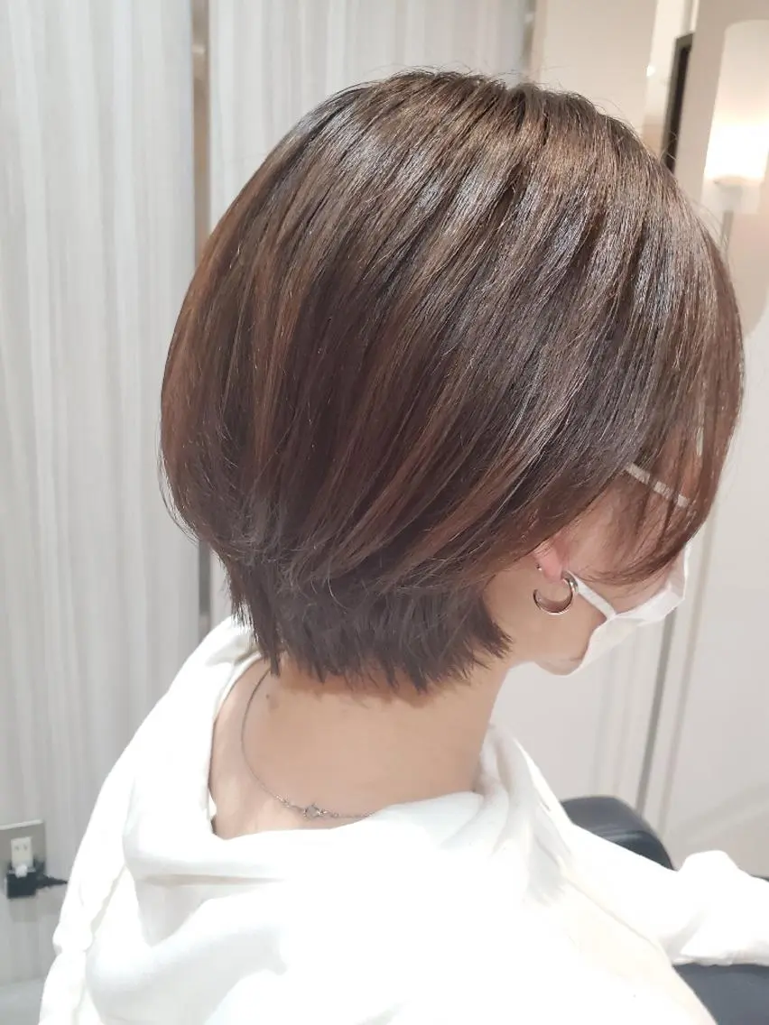 ショート ショートヘア はんだ さきえのヘアスタイル