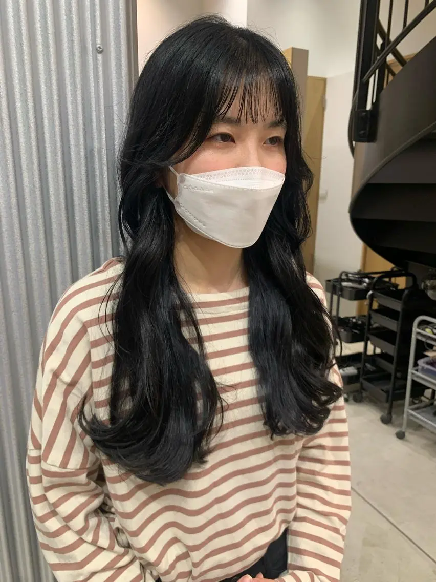 ロング カラー ヘアアレンジ ヘアカラー トリートメント yuka .のヘアスタイル