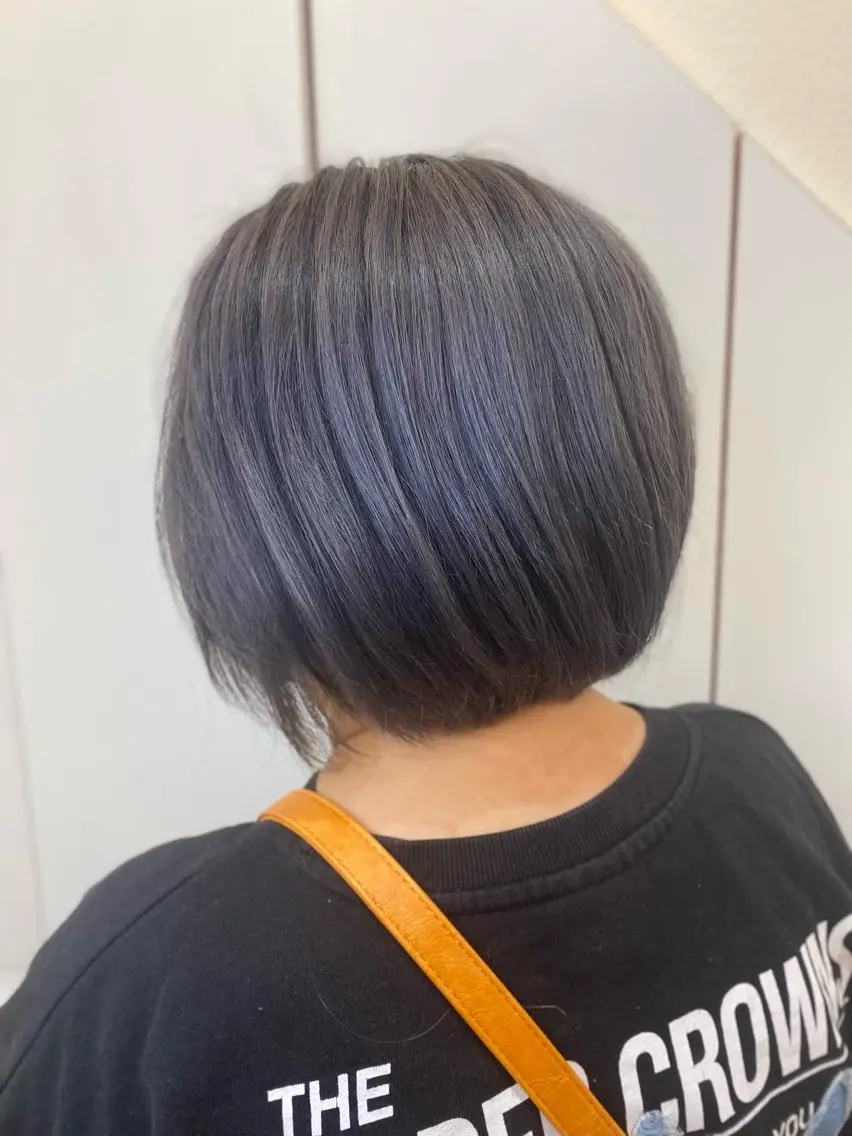 ショート ヘアカラー ゆぴ☾‪/推しカラー /ハイトーンのヘアスタイル