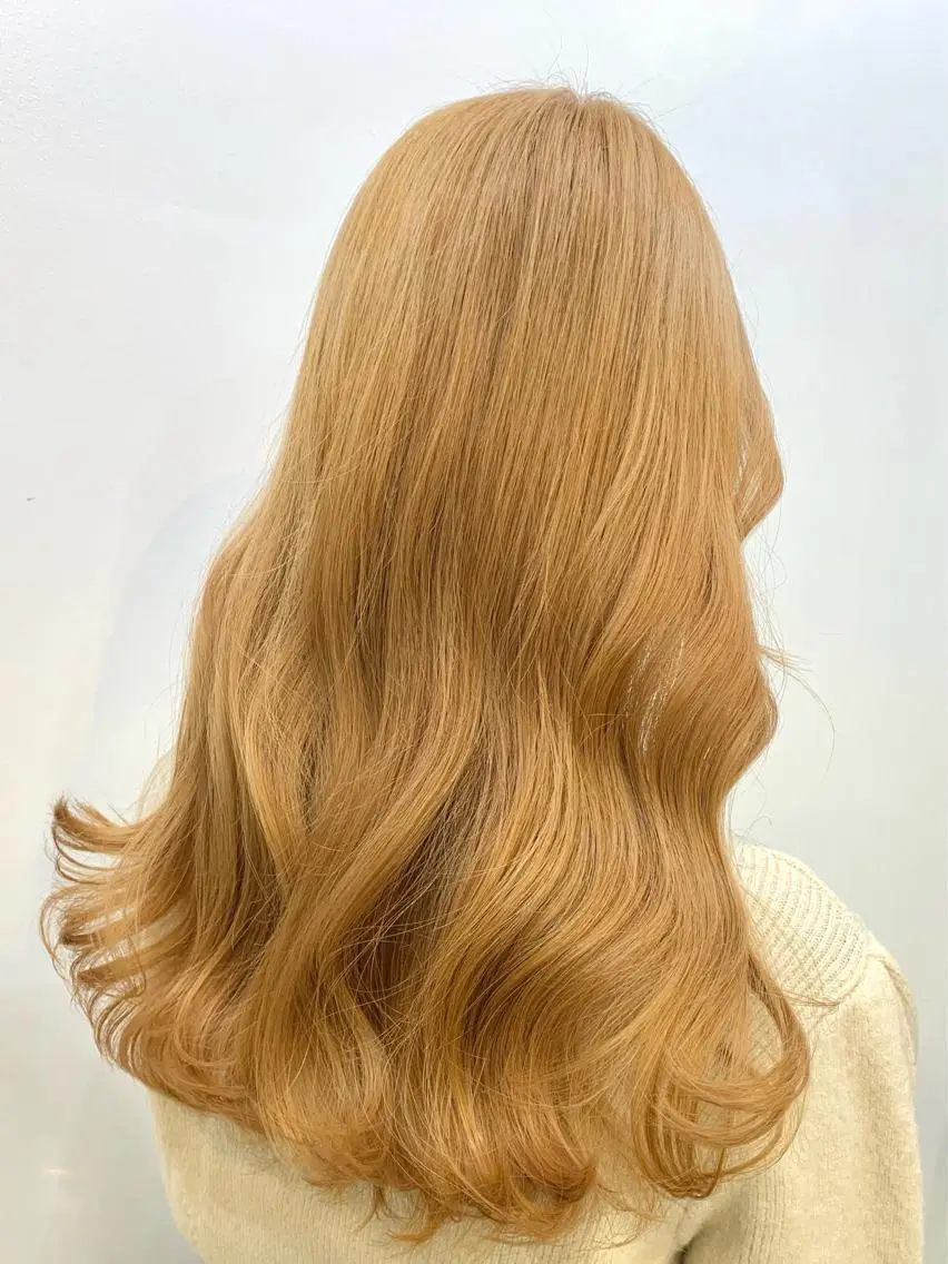 ロング カラー ヘアアレンジ ヘアカラー トリートメント ヘアセット 🎀暖色カラー🎀 ♡yurika♡のヘアスタイル