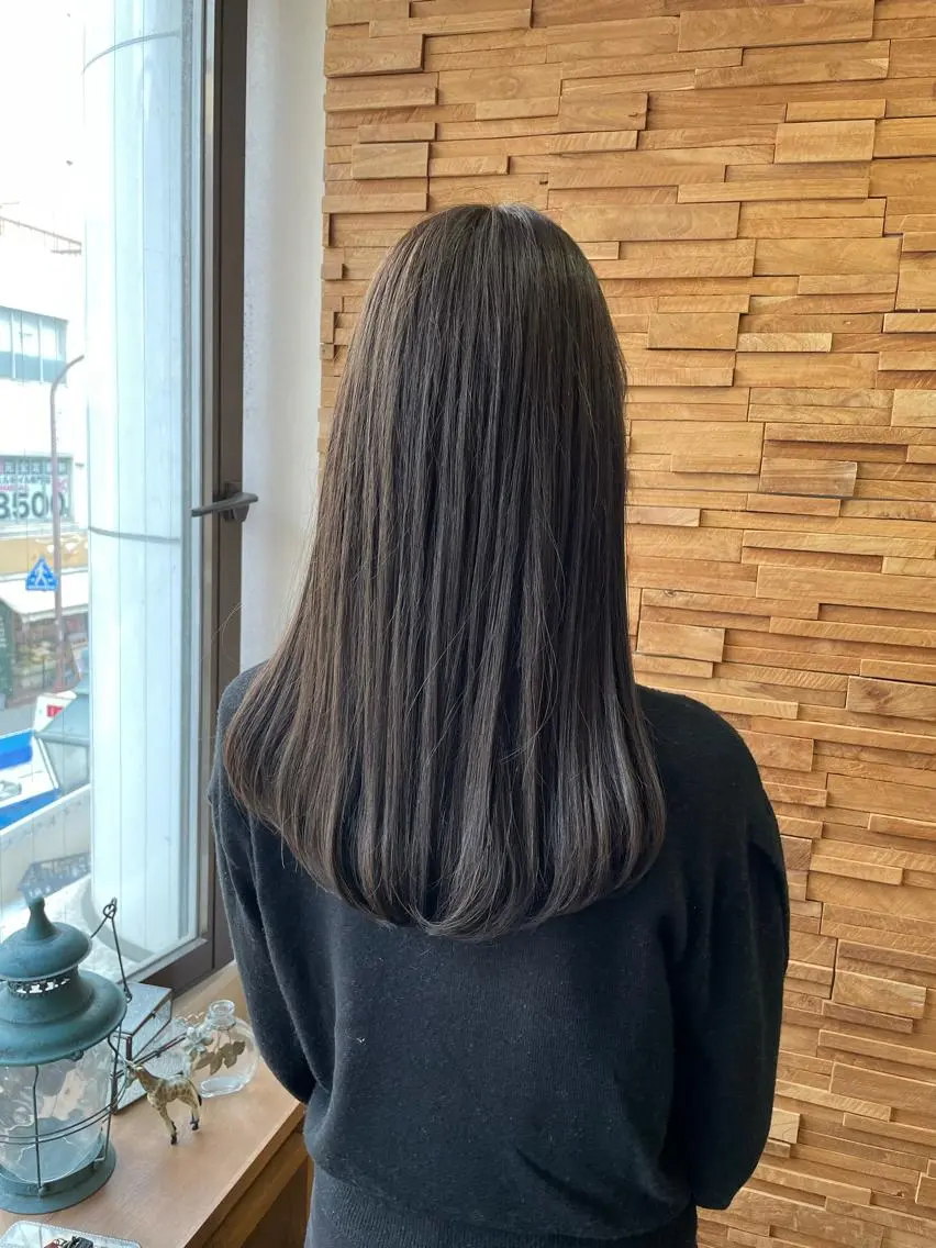 ロング カラー 福田 ジュンキのヘアスタイル