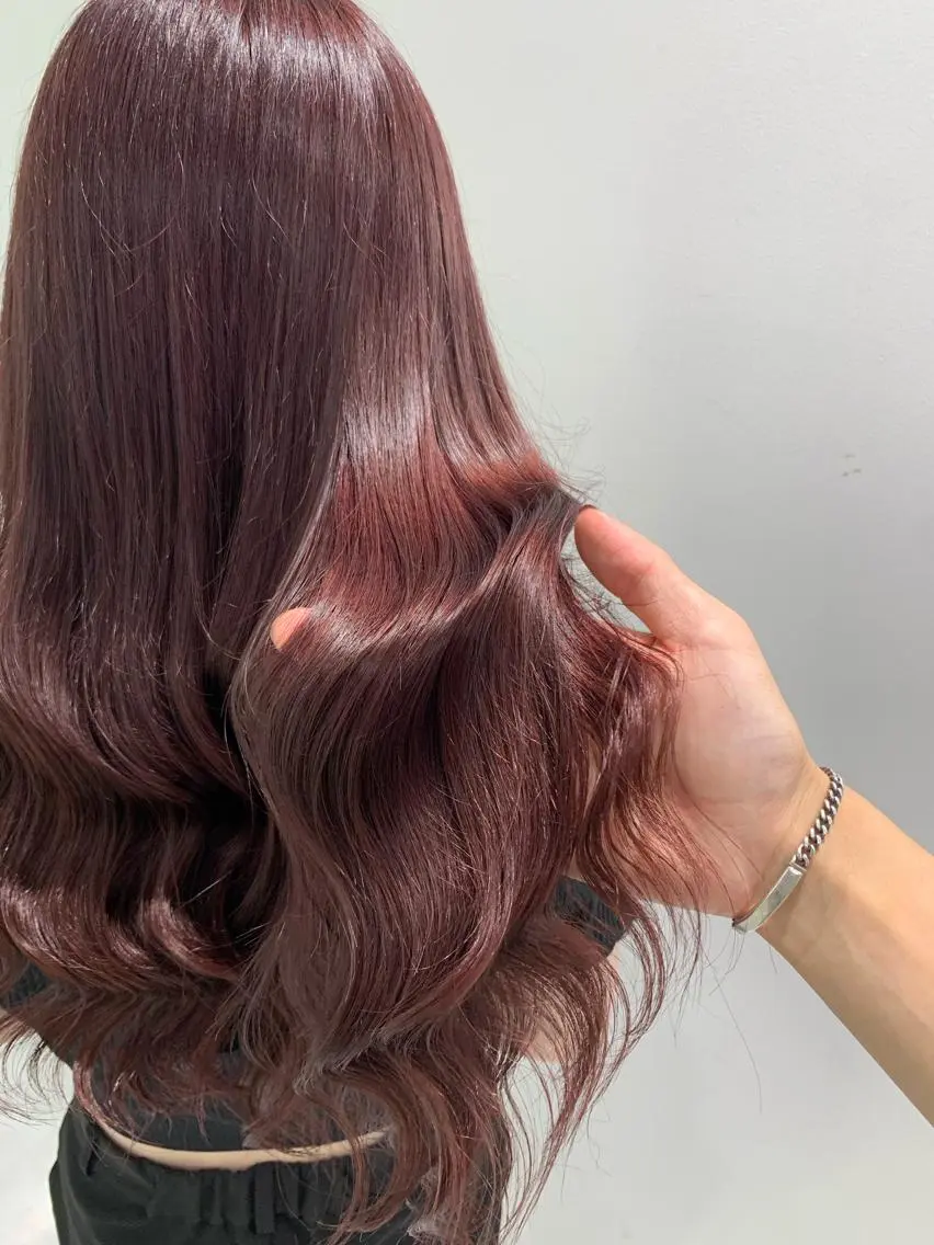 ロング ヘアカラー トリートメント ヘアセット 🪞透明感カラー🫧 縮毛矯正🥇かずきのヘアスタイル