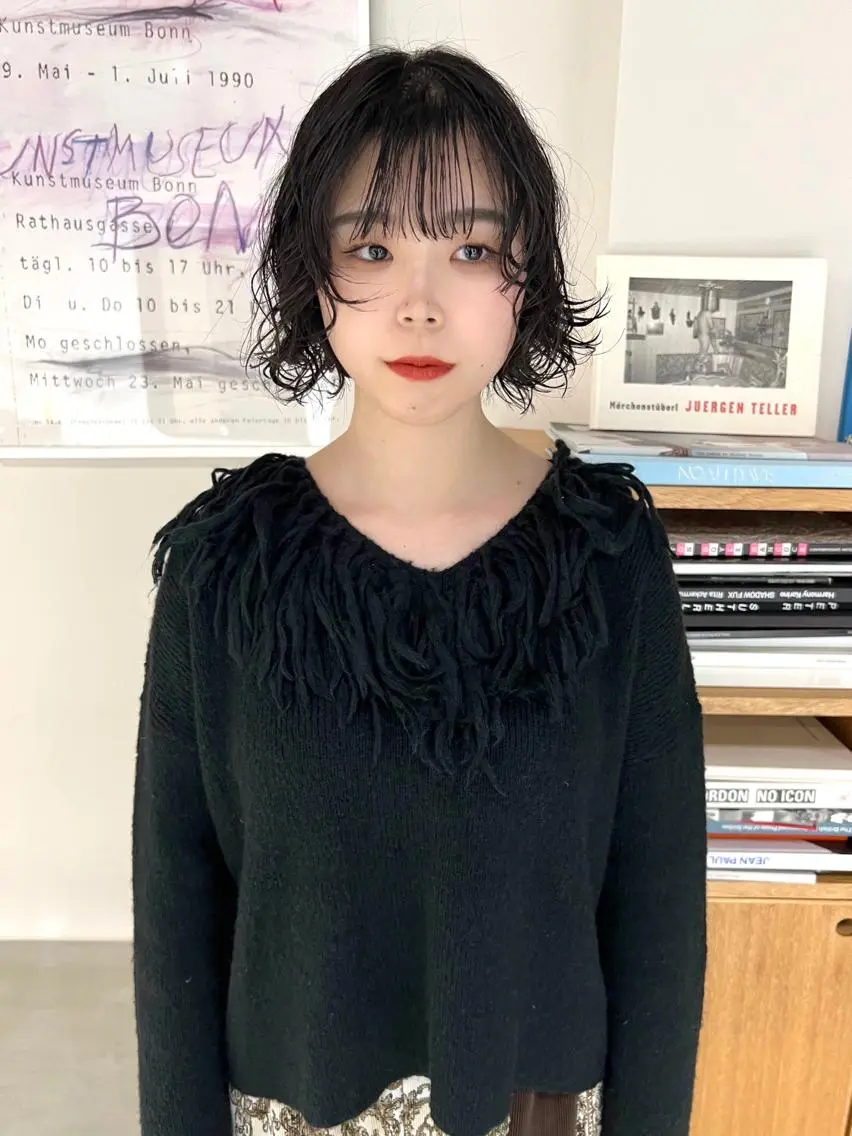 ショート パーマ ボブ レイヤーカット 丹治 一輝ボブ/ショートのヘアスタイル