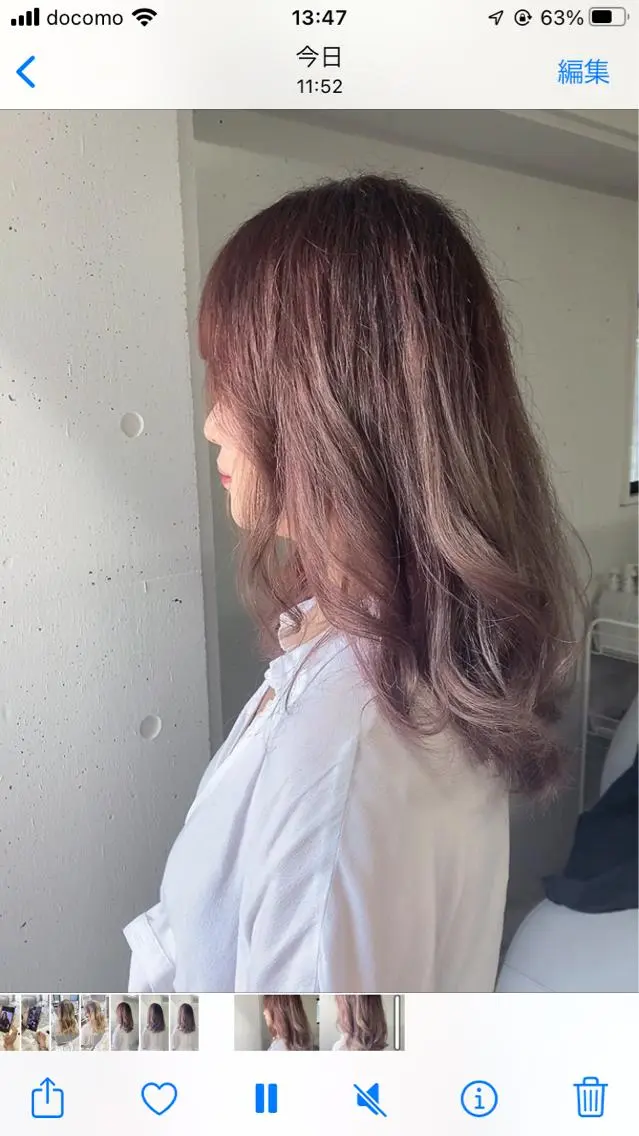 セミロング カラー ブラウンカラー シアーブラウン カット ヘアカラー 🦄💒💓齎藤 七海子🦄💒💓の眉毛・アイブロウイメージ