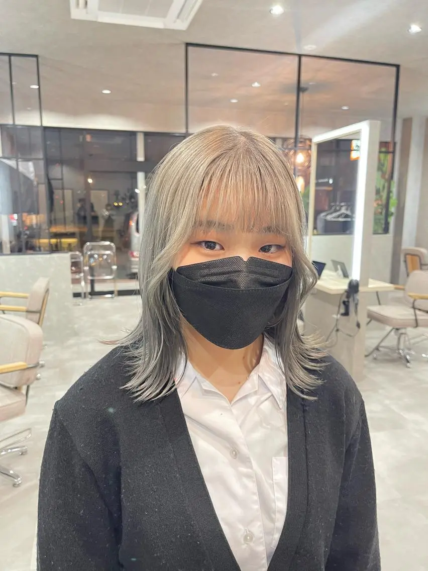 ミディアム カラー 一ノ瀬 暁のヘアスタイル