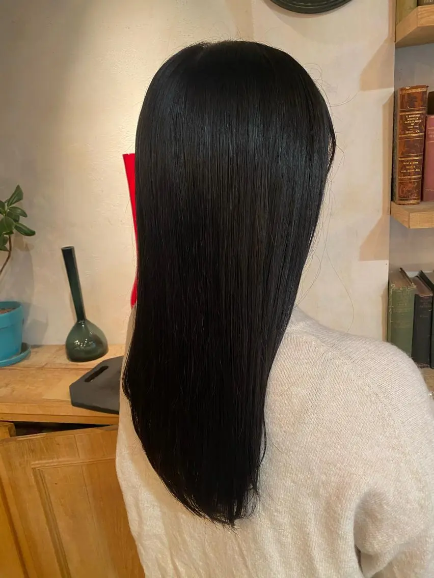 ロング カット ヘアカラー 縮毛矯正 トリートメント ヘッドスパ 髪質改善/美髪矯正 林田和真のヘアスタイル