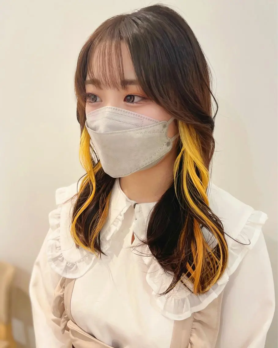 ミディアム ミディアムパーマ 髪質改善 韓国風ヘア レイヤーカット 縮毛矯正 💜髪質改善💜韓国 レイヤー💜TAKUのヘアスタイル