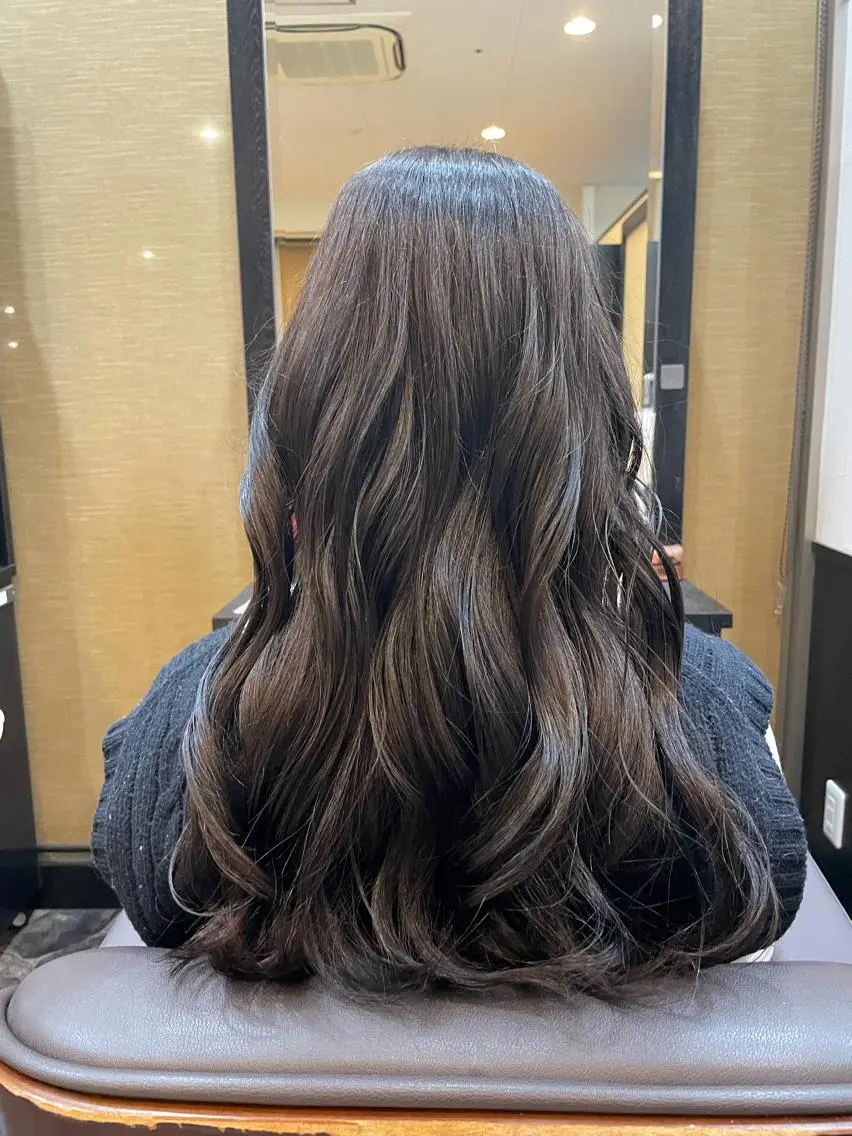 カラー Hairateキシダ ショート透明感カラーのヘアスタイル
