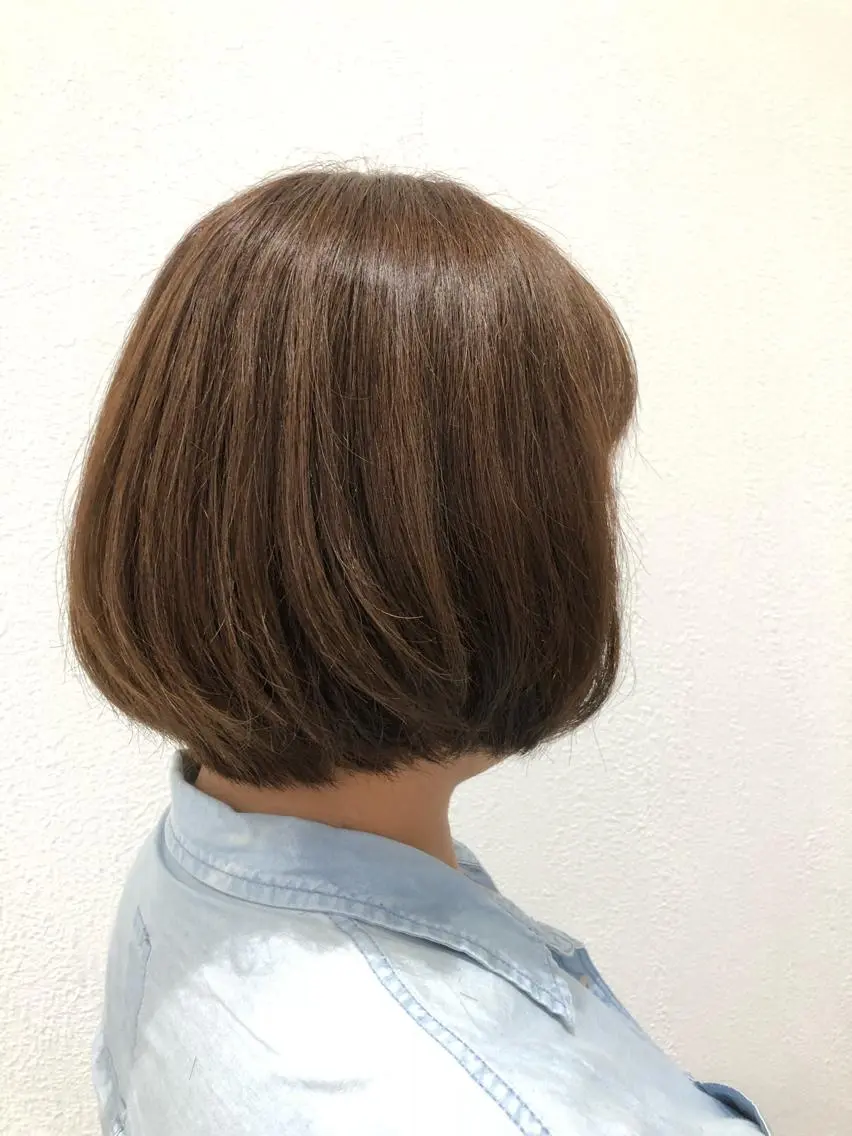 ショート ショートボブ ボブ ショートヘア トリートメント 岸 保奈美のヘアスタイル