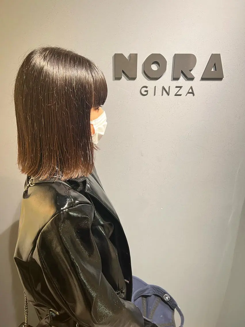 ミディアム カラー 川原大空 無料パーマモデル募集のヘアスタイル