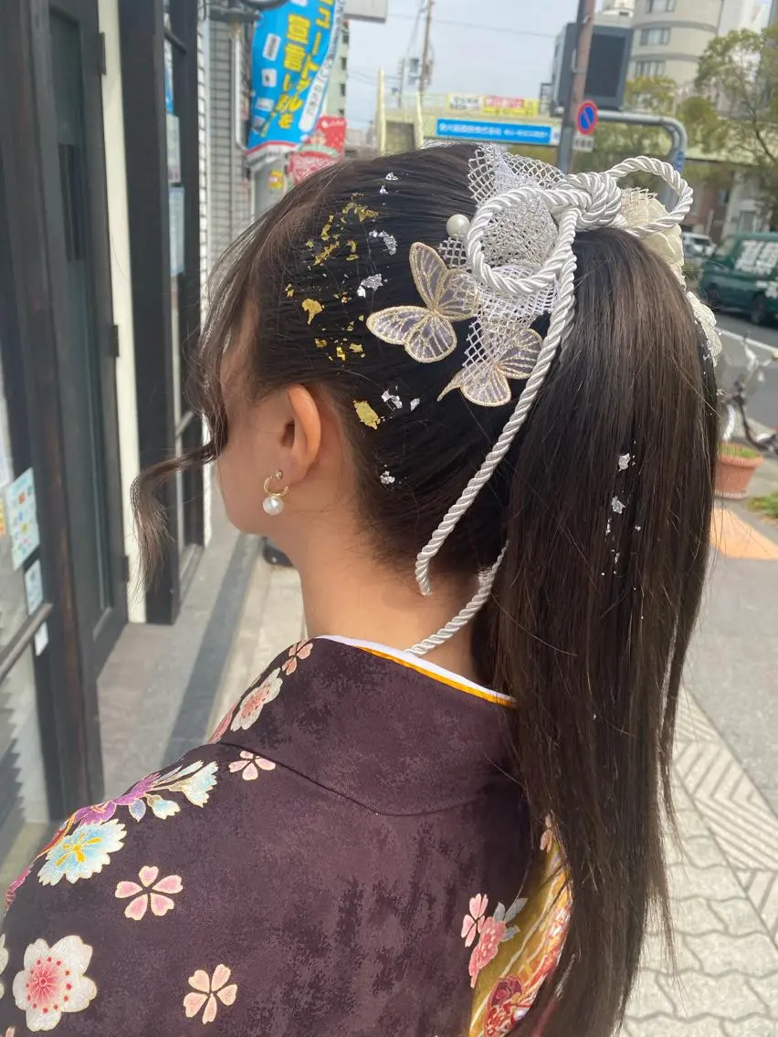 ロング ヘアアレンジ attra昭和町店. momoのヘアスタイル