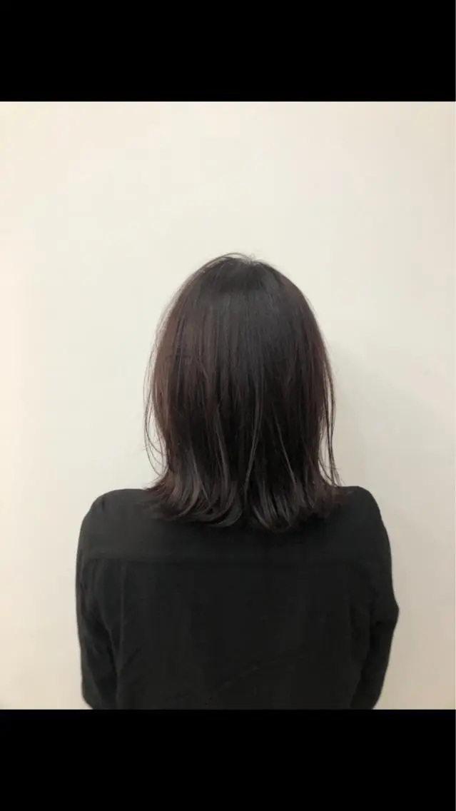ミディアム うる艶ヘア♡韓国好き 透明感　shotaのヘアスタイル