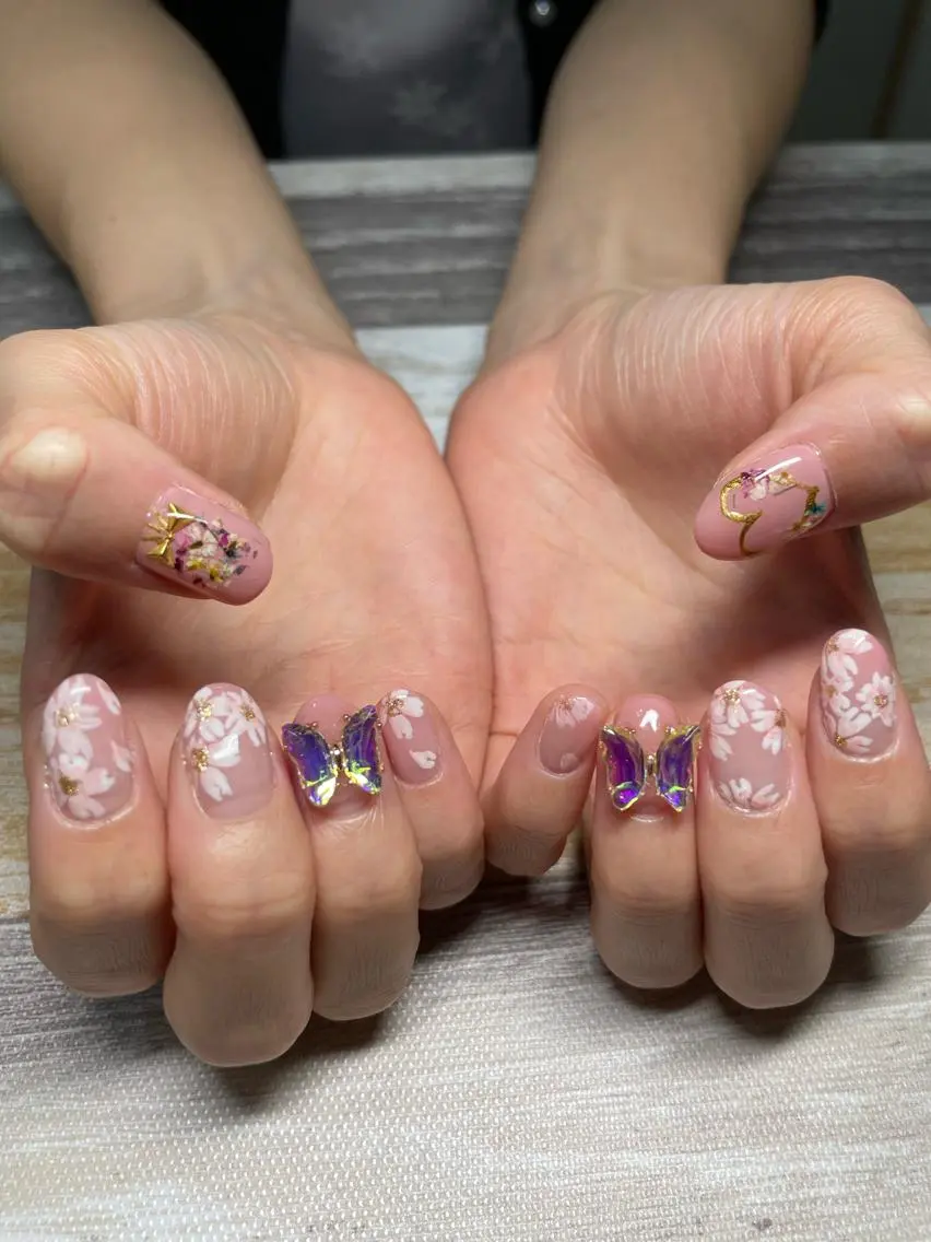 ネイル アートネイル ハンドネイル フットネイル oki nailのネイルデザイン