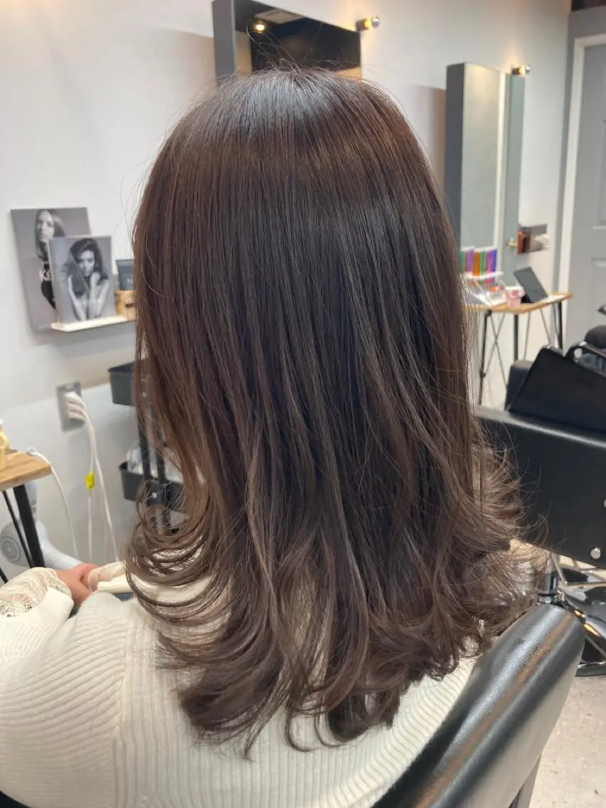 セミロング カット ヘアカラー トリートメント エリア1位⭐️ けんとのヘアスタイル