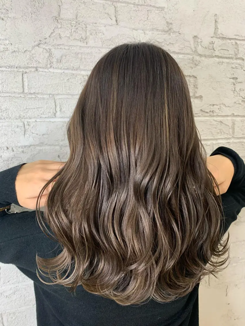 セミロング ハイライト 🇺🇸ハイライト特 化美容師🇺🇸漆沢のヘアスタイル