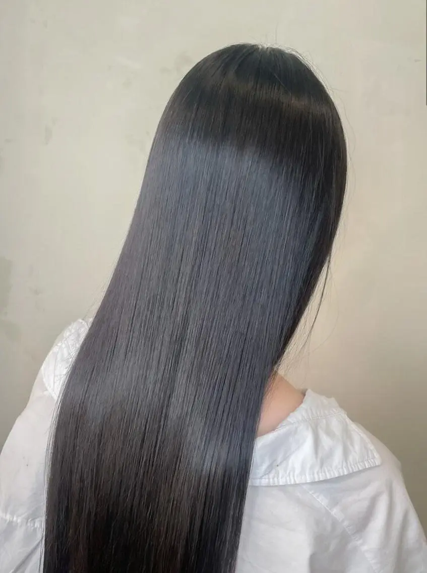 ロング 松田 楽のヘアスタイル