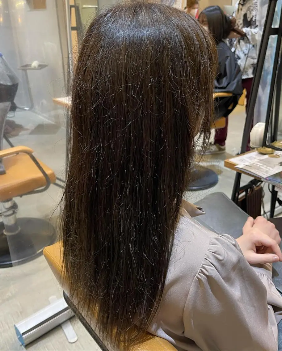 ミディアム カラー ヘアアレンジ 黒髪 インナーカラー 髪質改善 似合わせカット 縮毛矯正 ❥【韓国風ヘア】 stylist 林❥のエステ・リラクイメージ