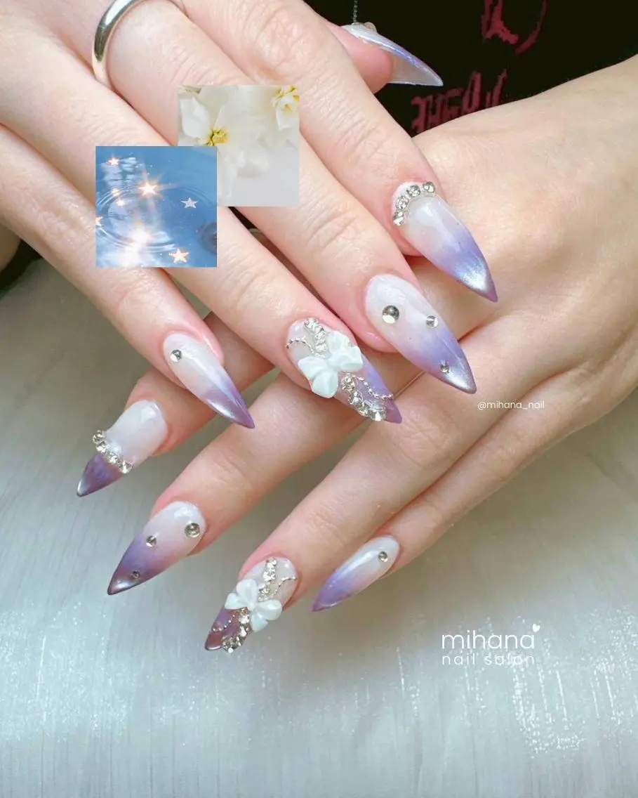ネイル アートネイル 持ち込み ニュアンスネイル ハンドネイル Arté.*✦ 西川口Nailのネイルデザイン