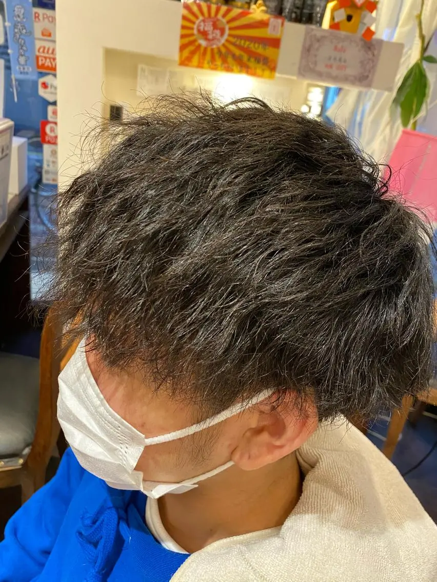 ショート メンズ メンズパーマ 小山 真弥のヘアスタイル