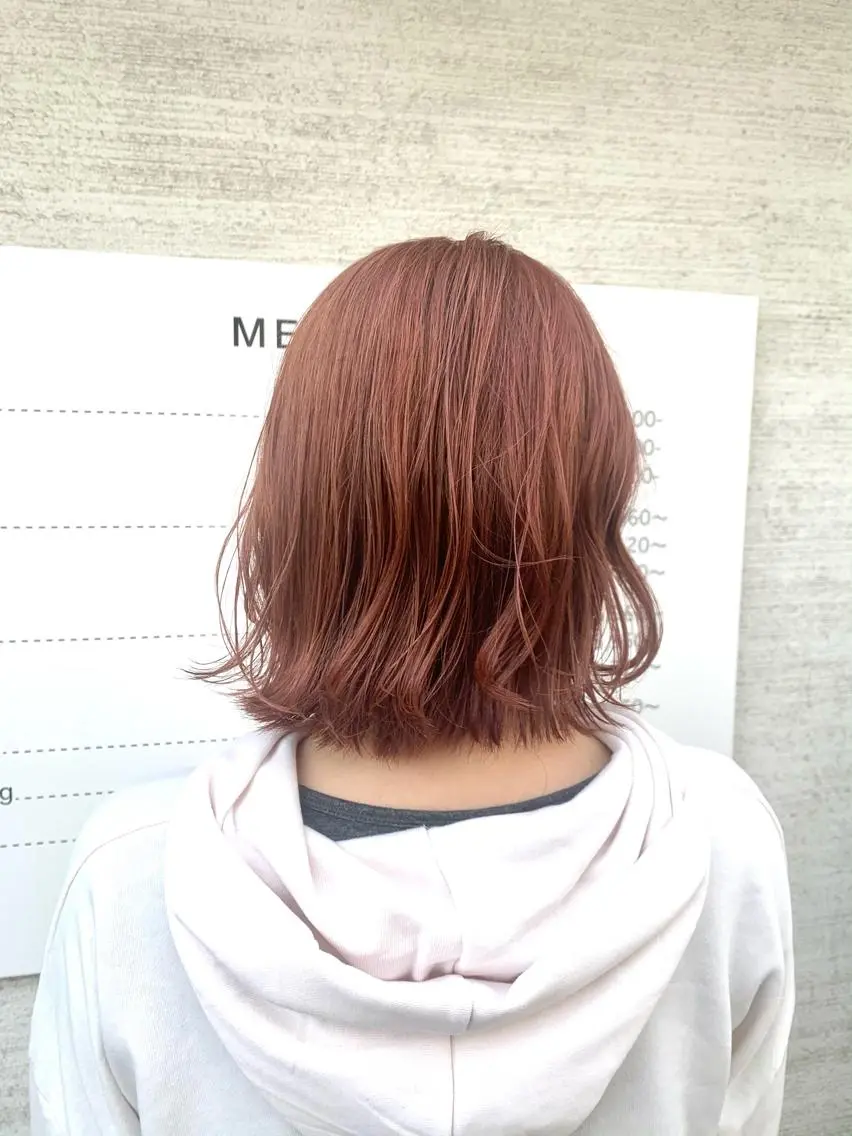 ミディアム 斉藤大河 カラー/縮毛矯正のヘアスタイル