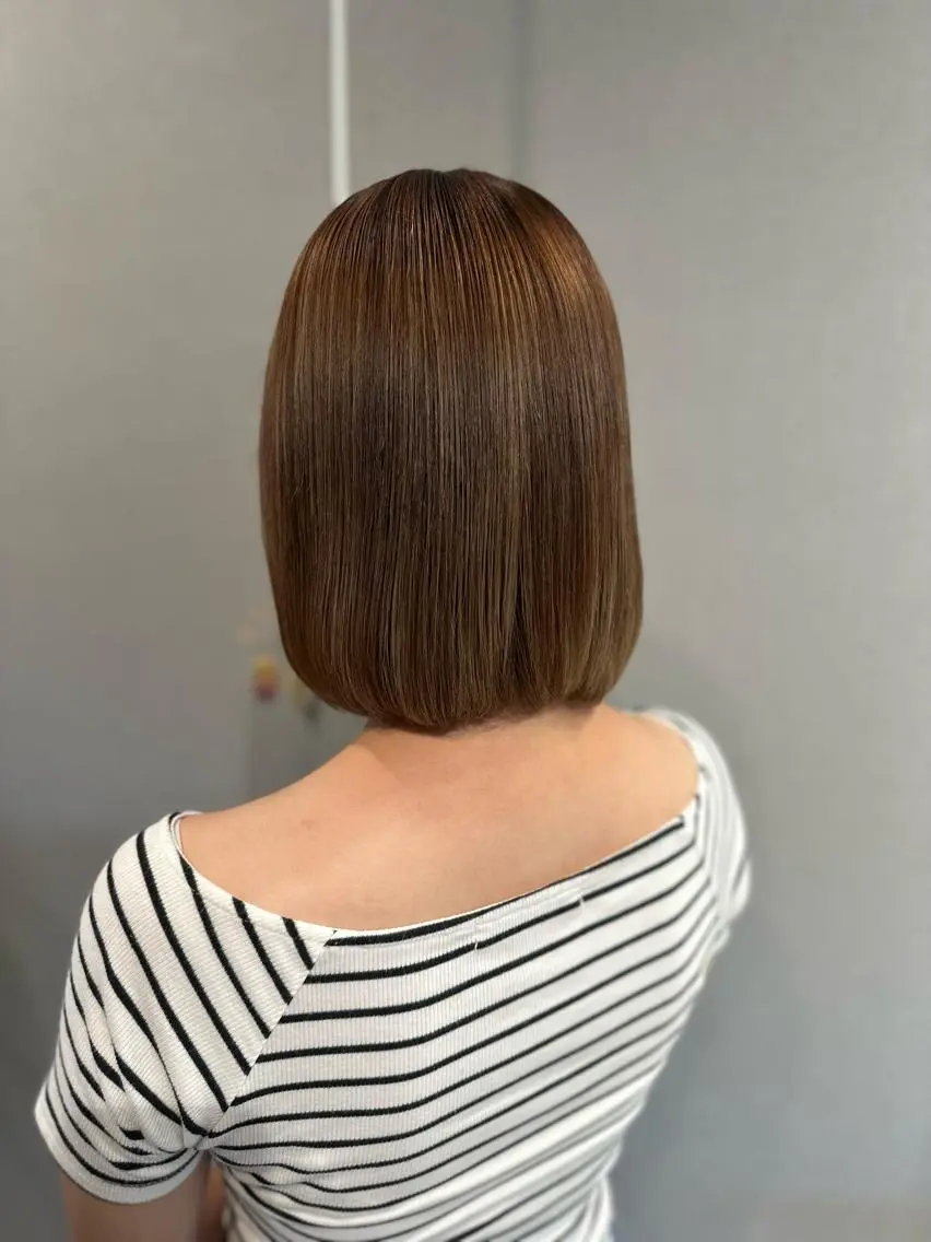 ショート ショートボブ ボブ ハイライト ショートヘア 縮毛矯正 カット 縮毛矯正 K Harukaのヘアスタイル