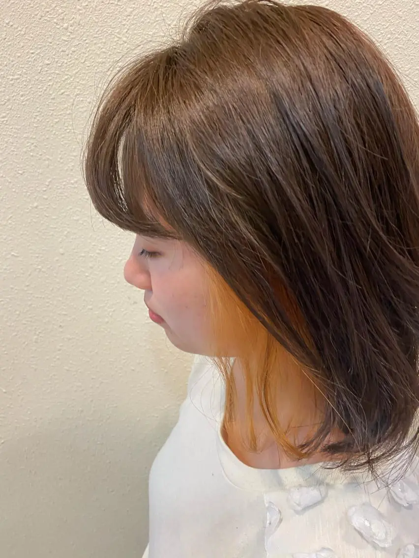 セミロング 中川 茜里のヘアスタイル