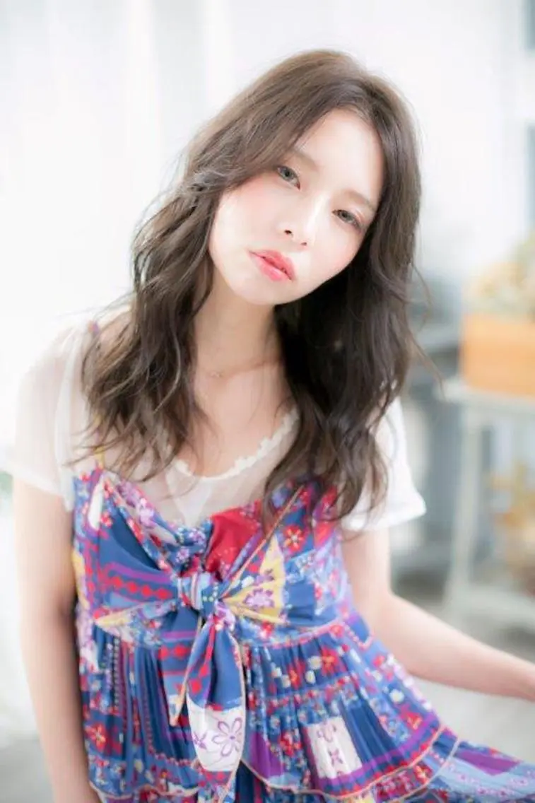 ロング ヘアカラー トリートメント ♡大人カワイイ hair♡徳井はやとのヘアスタイル
