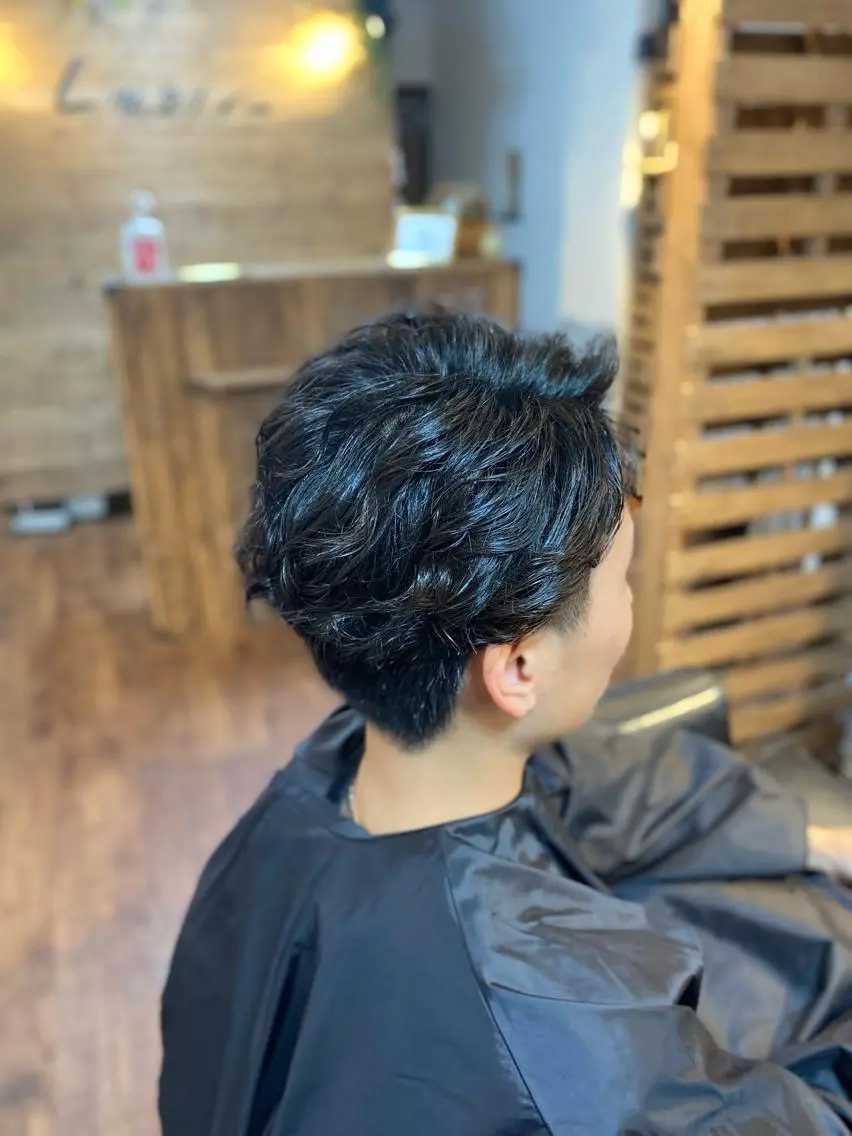 ショート パーマ スパイラルパーマ カット パーマ トリートメント Luzir⭐︎ GEN⭐︎のヘアスタイル