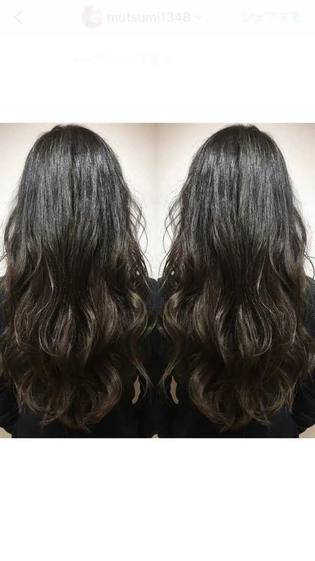 ロング カラー box mico. mutsumiのヘアスタイル